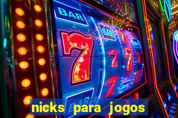 nicks para jogos de tiro